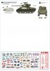 Star Decals 72-A1080 US Armor Mix # 1. US M4A3E8 'Easy Eight' tanks in NV Europe 1944-45 1/72